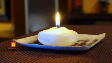 پاک کردن شمع از روی فرش یا پارچه - لکه شمع چگونه پاک می شود؟