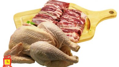 رفع و از بین بردن بوی زهم گوشت ماهی مرغ و بوقلمون و گوشت قرمز و مزه دار کردن گوشت