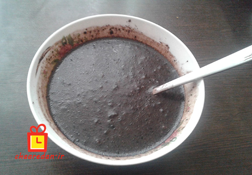 دستور پخت کیک خیس شکلاتی آماده سازی سس آن
