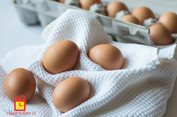 روش خشک کردن تخم مرغ بعد از شستن آن