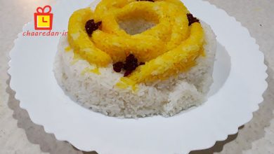 روش تزیین برنج قالبی و قالب زدن برنج پخته در قالب کیک و ژله