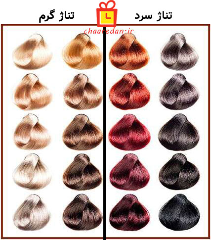 انتخاب رنگ مو با توجه به تناژ پوستی خودمان