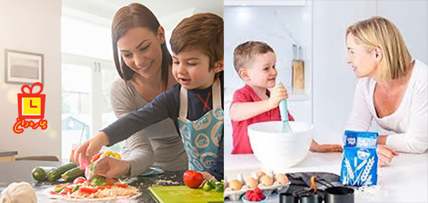برای بیشتر غذا خوردن کودک بد غذا اجازه دهید در آشپزی کارهای آسان را انجام دهد